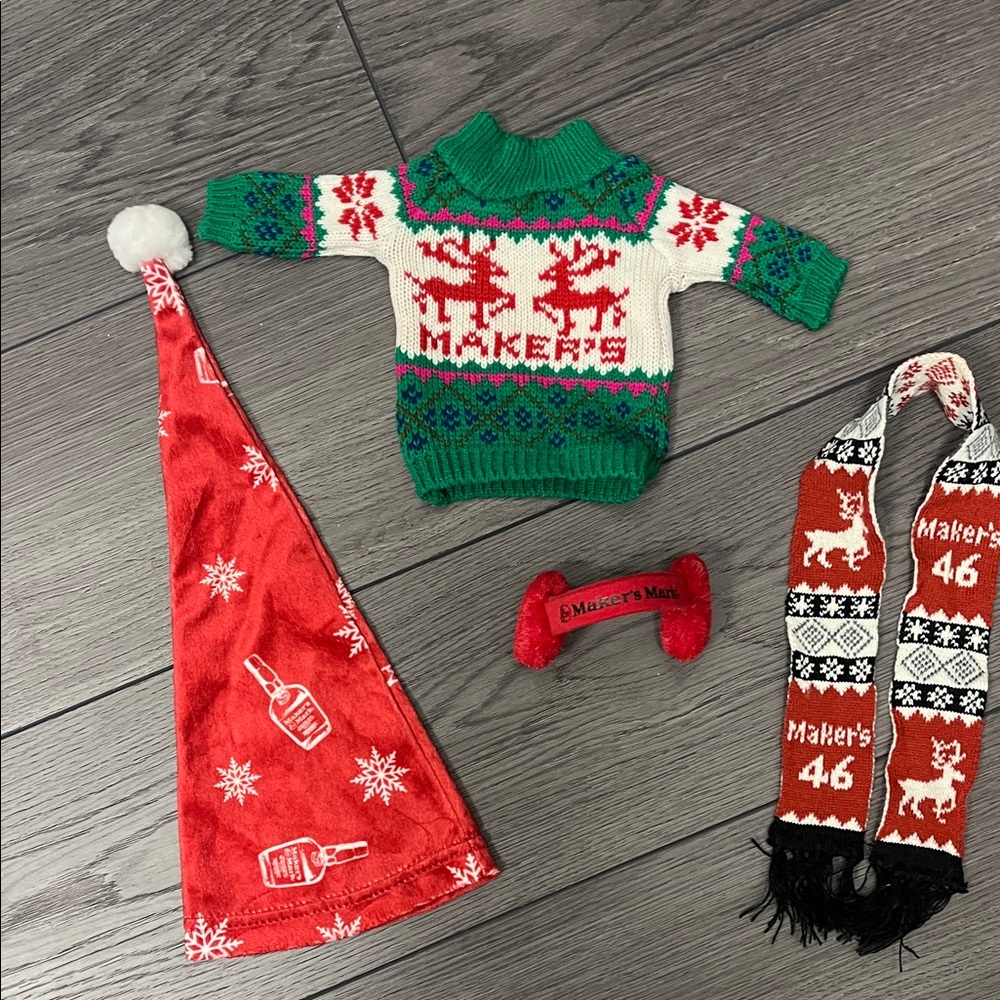 Maker’s Mark Bourbon Bottle Holiday Accessories